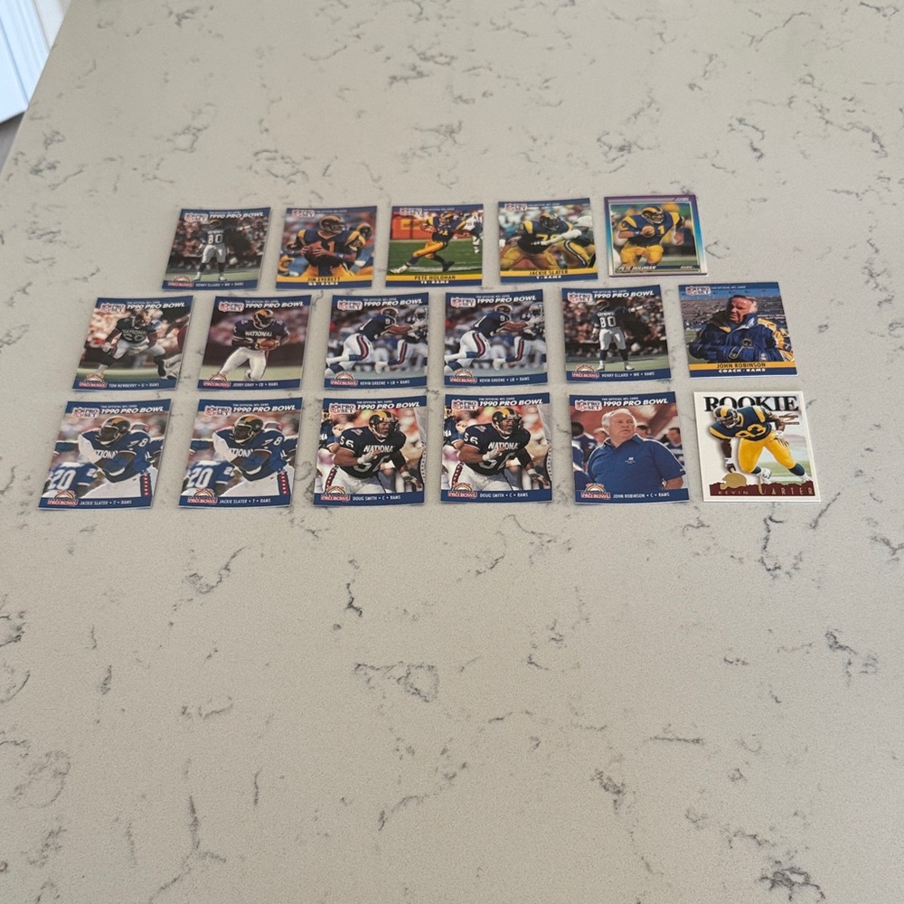 Los Angeles Rams Football Card Collection Bundle